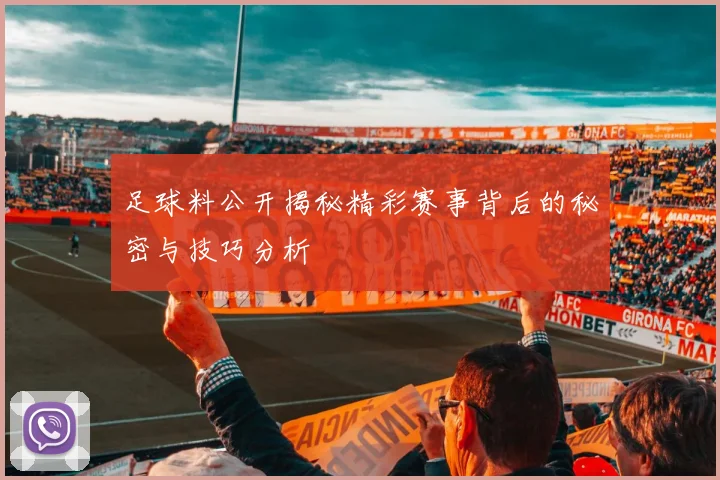 足球料公开揭秘精彩赛事背后的秘密与技巧分析